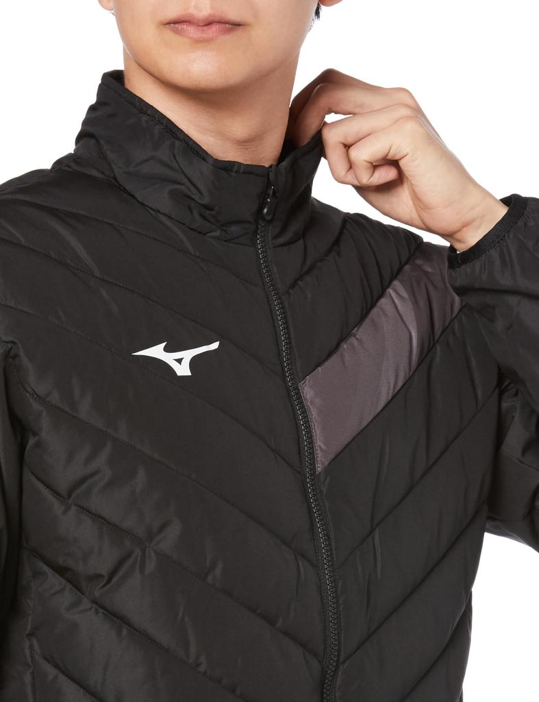 Tennis Wear Tech Fill Jacket Heat Retention Water Repellent Windproof 62MEA505 Black X Black S [Mizuno] (Tech Fill)