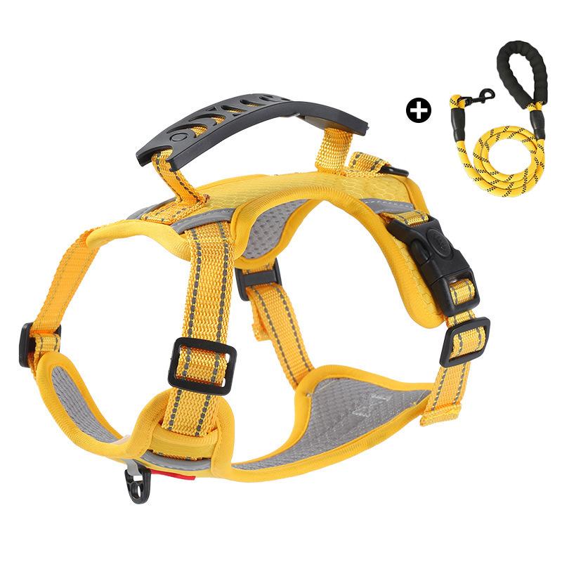Собачья тяговая веревка жилетного типа для собак малых и средних пород, шиба-ину, корги, щенок, регулируемая нагрудная шлейка, веревка для выгула собаки