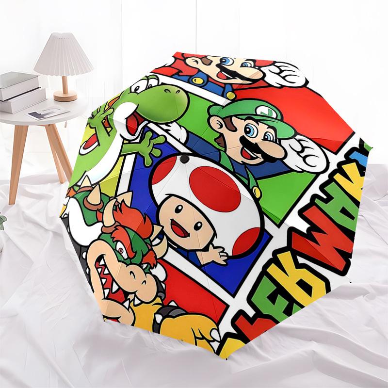 1pc Hunter x Hunter Killua & Gon Cosplay Umbrella, Automatic Opening Closing, Portable 3-Fold Design, 8-Rib Iron Frame Outdoor Umbrella, Perfect Gift