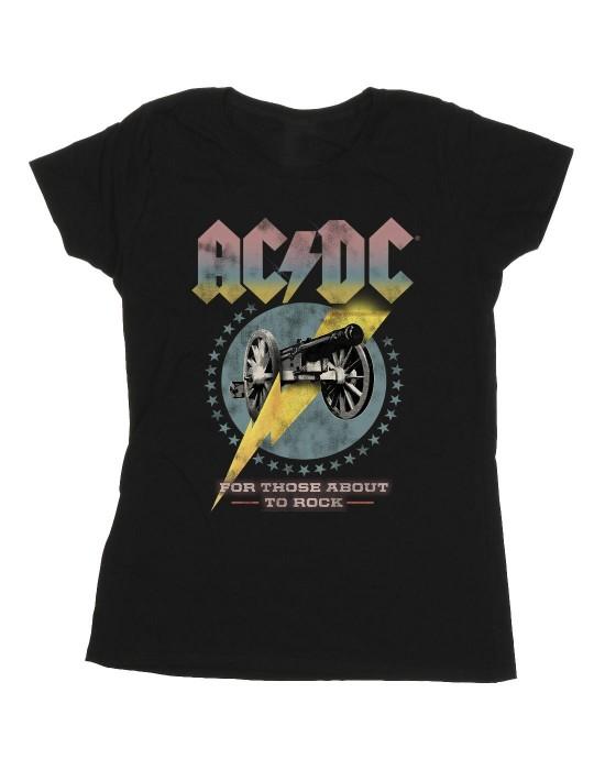 Футболка из хлопка ACDC Womens/Ladies For Those About To Rock