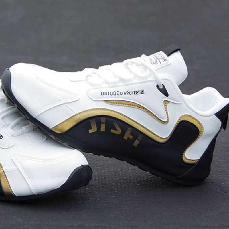 Мужские повседневные кроссовки, прогулочная спортивная обувь, уличные лоферы, теннисные кроссовки, ботильоны, новая белая кожаная вулканизированная обувь Hombre