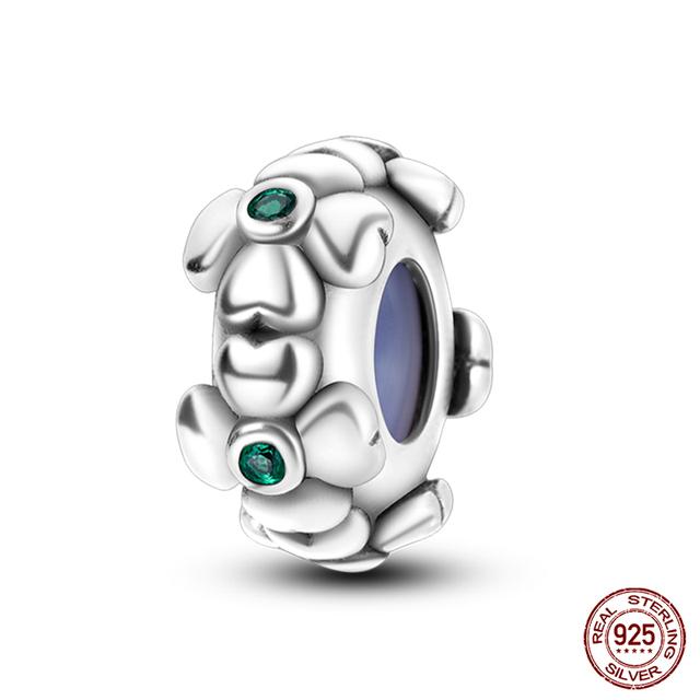 2023 модные весенние счастливые четырехлистные клеверные серии из стерлингового серебра 925 пробы, подвески, бусины, подходят для модного браслета 925, ювелирные изделия своими руками