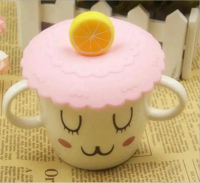 1 шт. антипылевая силиконовая фруктовая герметичная стеклянная крышка для чашки с защитой от протечек крышка для кофейной кружки