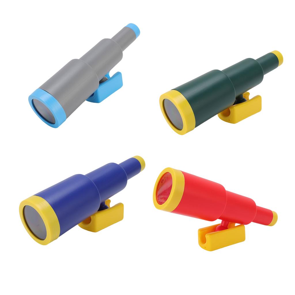 Telescope Toy Funny Reusable Plastic Safe Educational Monocular Toy with Base for Present Outdoor