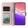 Для Oppo F29 Pro 5G (Глобальный)/A5 Pro 5G (Китай) Чехол-кошелек с плечевым/кистевым ремешком Кожаный чехол для телефона Подставка