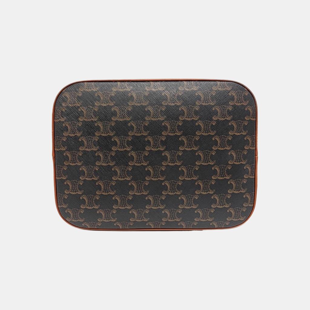 [Pre-Owned] Triomphe Classic Monogram Canvas And Calfskin Bucket Bag - Very Good #16O4DVY