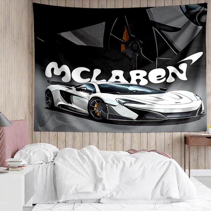 McLaren Automotive Tapestry for Bedroom Aesthetic Classroom Tapestries Wall Hanging for Living Room Dorm Office,Ideal Creative Gift