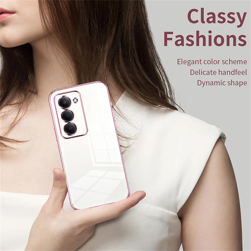 Phone Case For Xiaomi Redmi 15 5G (EU) (171mm) / 15 4G (EU) (171mm) Electroplating Frame Soft TPU Phone Cover