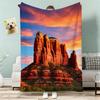 Sedona Throw Lightweight g Flannel Blanket Soft Skinfriendly for Summer Cooling