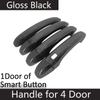 for Renault Kangoo 3   Gloss Black Outer Door Handle Cover Creative Sticker Trim Car Protective Film Styling Accessories