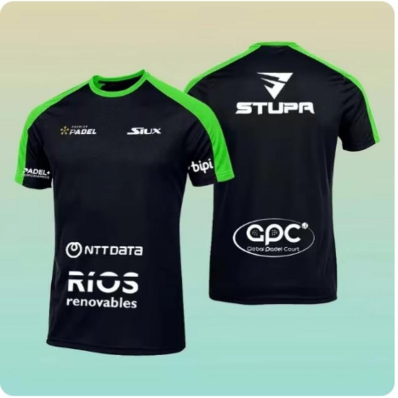 2024 Летняя Свободная Мужская Теннисная Футболка Модная Однотонная Футболка с Коротким Рукавом и Круглым Вырезом Дышащая Быстросохнущая Спортивная Футболка для Матча