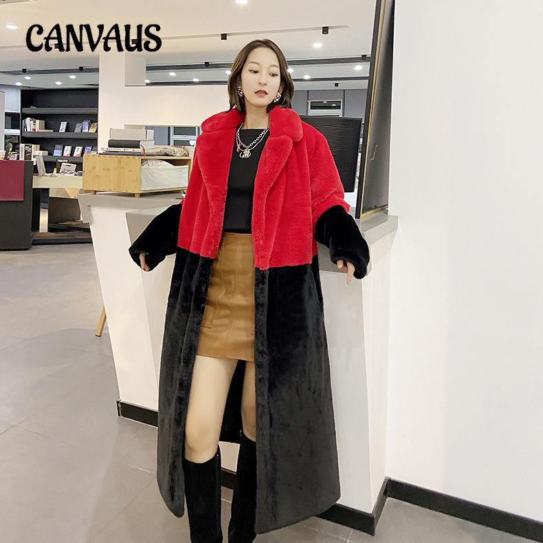 Зимнее женское пальто, свободное пальто средней длины, женское пальто с воротником для волос