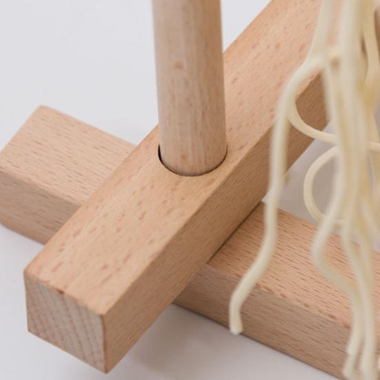 Collapsible Wooden Pasta Drying Rack 8 Arm Foldable Homemade Spaghetti Stand Quickly Set Up Dryer Noodle Hanger Kitchen Gadget