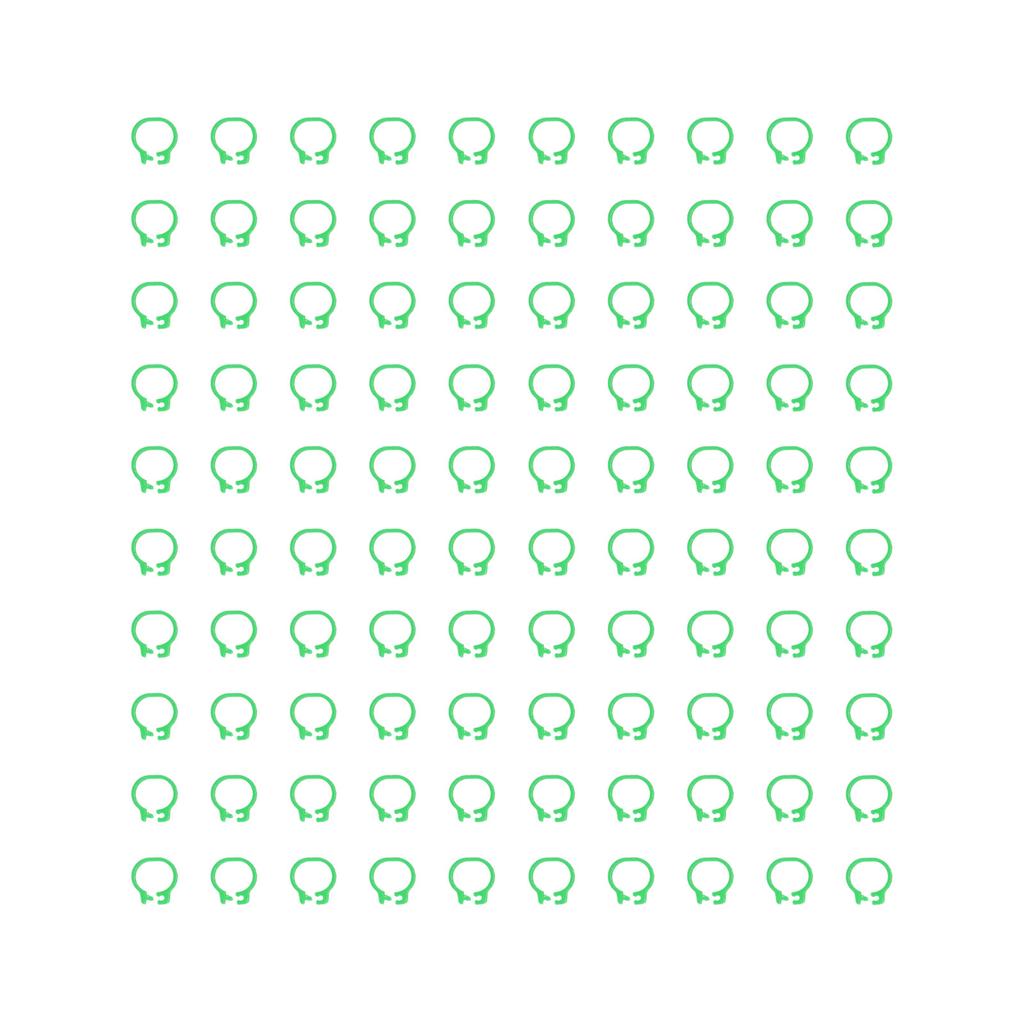 100 шт. 8 мм Идентификационные кольца для ног голубей Птицеводческие ножные браслеты Без надписей Принадлежности для голубей