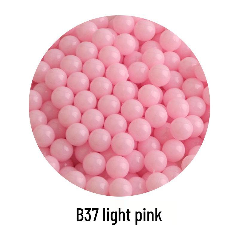 Пластиковые бусины конфетных цветов: Круглые упругие мячики без отверстий для детских DIY украшений, поделок и пуль для игрушечных пистолетов.