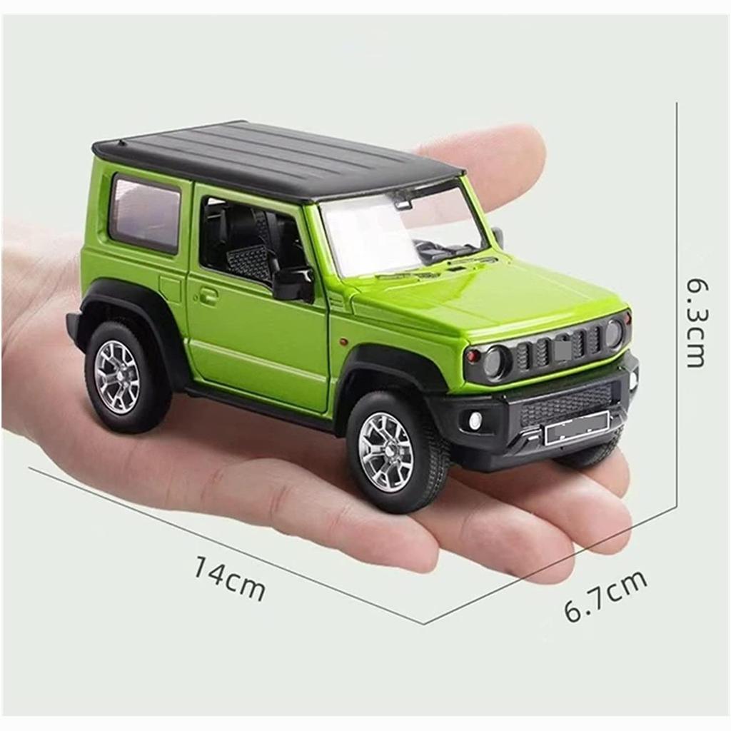 1:26-масштабная модель автомобиля из сплава Suzuki Jimny, звуковая и световая коллекция, имитация внедорожников, литые под давлением автомобили, игрушки для детей