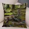 Car Sofa Home Pillowcase Jurassic Dinosaur Cushion Cover Decorative Wildlife Print