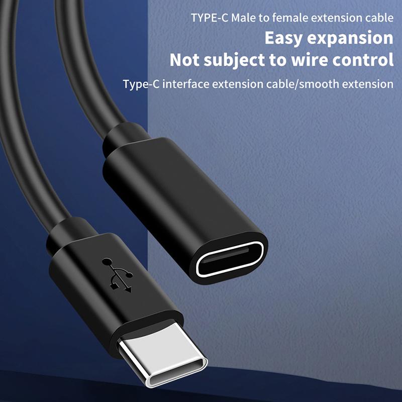 Кабель USB Type C, удлинительный кабель USB A - Type-C Female, кабель для передачи данных, кабель для жесткого диска USB C Ssd, быстрая зарядка для ноутбука