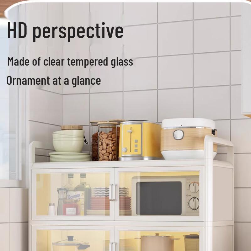 Bieying 3-ярусная напольная кухонная полка для хранения