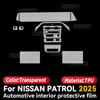 For NISSAN PATROL 2025 Car Interior Protection Anti-Scratch Film Sticker trument Center Control Navigation Screen