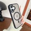 Магнитный чехол для телефона с защитой от отпечатков пальцев для MagSafe Mag Safe iPhone 17 Air 16 15 14 13 12 Pro Max Нескользящая ударопрочная защитная задняя крышка