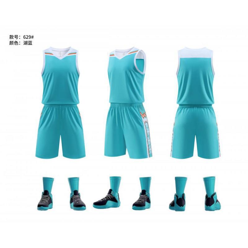 Basketball Jersey Set Men Women Kids Training Game Uniform Sleeveless Vest Sportswear