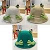 Милая шляпа рыбака с лягушкой для женщин весна лето мультяшная солнцезащитная панама для родителей и детей