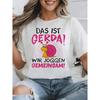 T-Shirt With Snail Sport Laufen- Das Ist Gerda Wir Joggen Gemeinsam Y2K Oversized Unisex T-Shirt For Men Women Streetwear For Beach Photography&