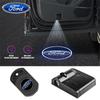 Автомобильная наклейка Ford Автомобильная светодиодная лампа-проектор на дверь Лазерная HD Приветственные Освещение для приветствия Декор Для Ford Escape Edge Mondeo Taurus Fusi