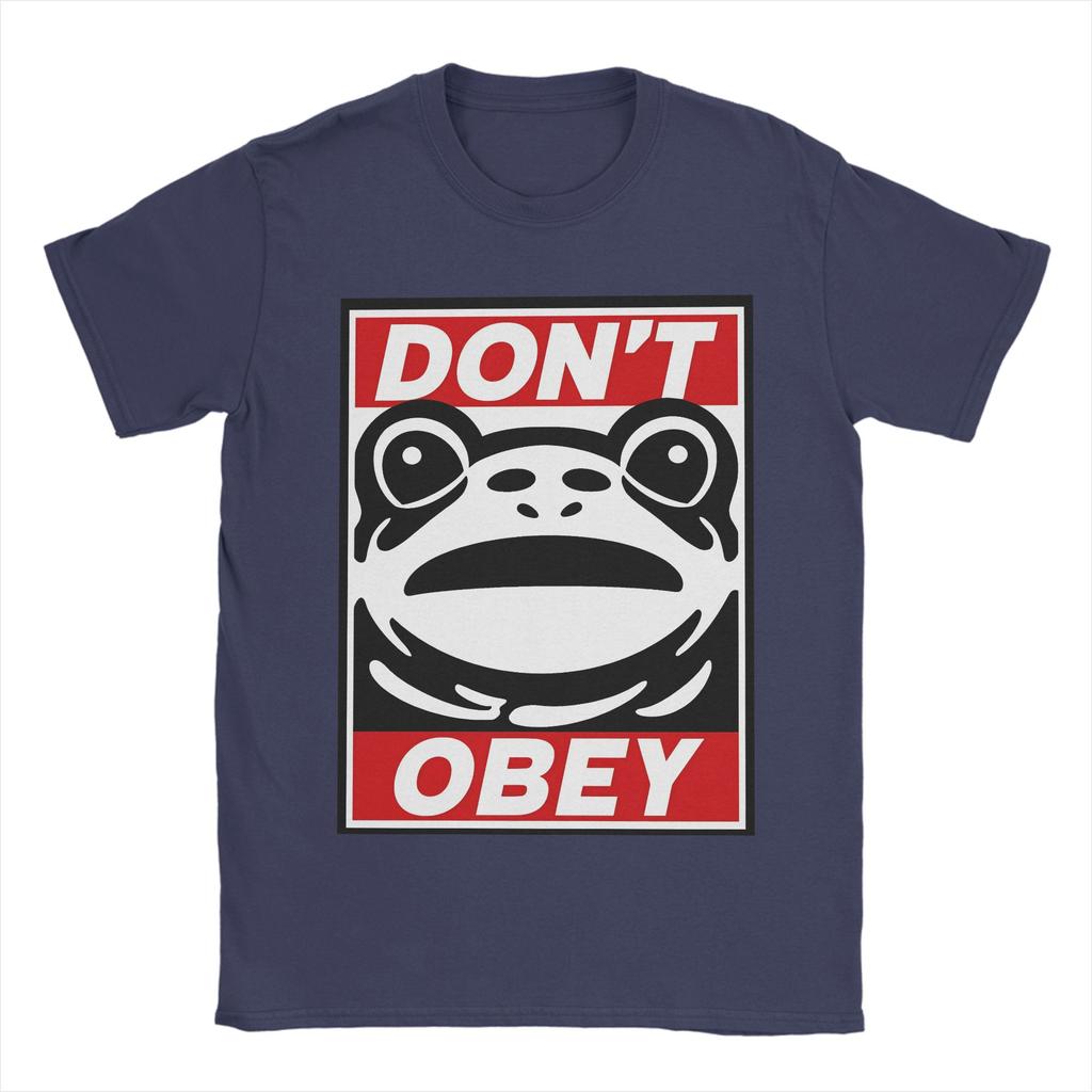 No Kings Don't Obey Men's T Shirts  Vintage Tee Shirt Short Sleeve O Neck T-Shirts Pure Cotton Gift Idea Clothing