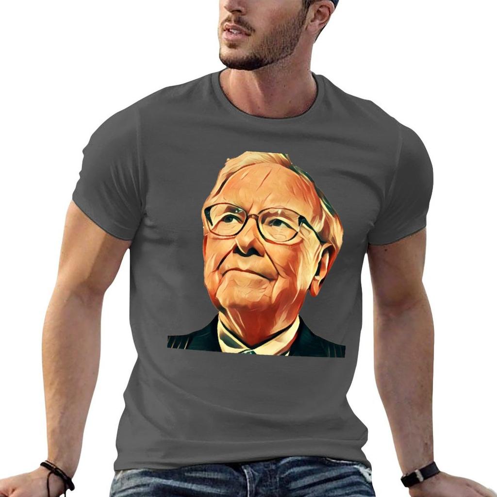 Warrenbuffett Tshirt Athletic Fit Sports Short Sleeve Top