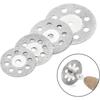 For Metal Cutting Rotary Tool Electric Grinder Parts 12pcs 22mm Diamond Cutting Disc 3mm Grinding Wheel Mandrel