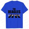 Мужские Женские Классические Футболки Топы Модные Повседневные С Коротким Рукавом С Круглым Вырезом Футболка The Beagles Сумасшедшая Собака Бигль Мужская Футболка Футболки