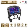Android Car Radio For Mazda 2 2007-2014 Мультимедийный проигрыватель Головное устройство Стерео GPS Навигация BT WIFI 1+16 ГБ