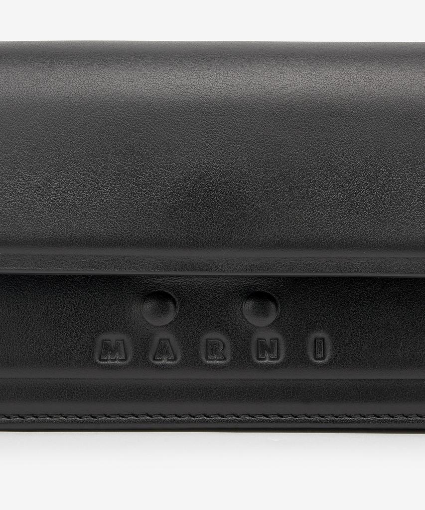 Marni Mini Leather Shoulder Bag - Black / Sbmp0184L0P529800N99