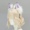 Realistic Cats Ear Hairband With Plush Hairband Gradients Color Design For Women Girls Cosplays Event Themed Parties