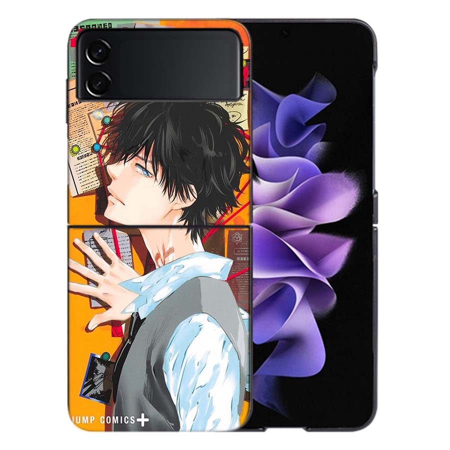 Kamonohashi Ron Чехол Для Samsung Z Flip7 6 Чехол Galaxy Ударопрочный Z Flip5 Z Flip3 4 5G Жесткий Чехол Телефон TPU PC Жесткий Funda