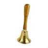 Brass Bell with Wooden Handle for Various Events and Functions