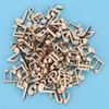 100 Pcs Wooden Music Note Mixed Decorative 2cm Note Clip for Decoration Accessory CDN