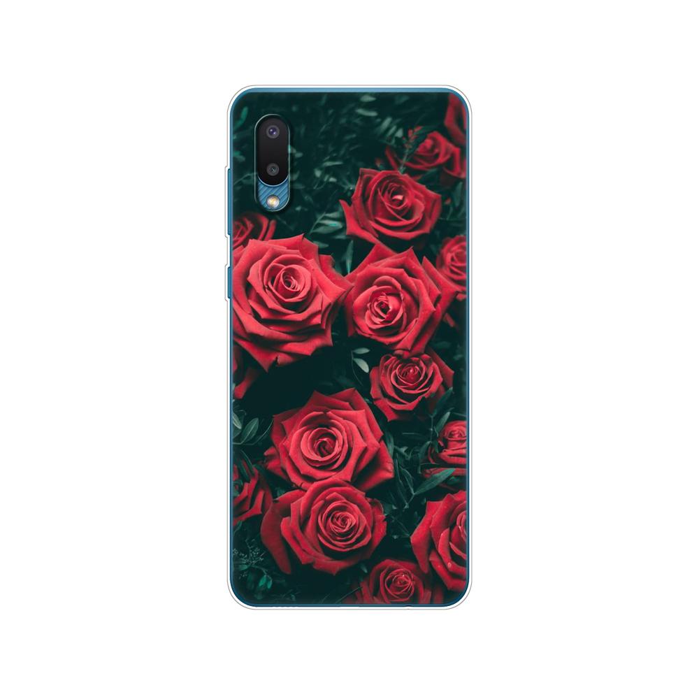 Чехол для Samsung A02 M02, мягкий силиконовый чехол из ТПУ для телефона Samsung Galaxy A02 Galaxy M02 SM-A022G a022, бампер 6,5 дюймов с цветком