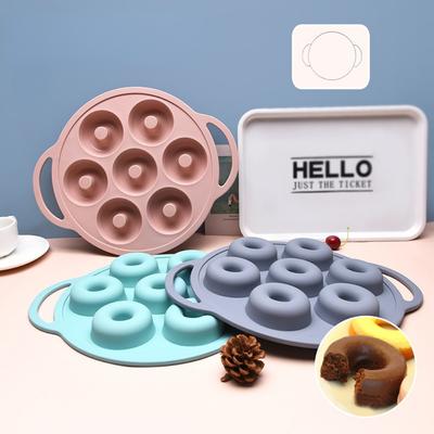 Силиконовая форма для торта в виде пончика с аппаратным обеспечением. Легко извлекаемая силиконовая форма для выпечки торта своими руками.