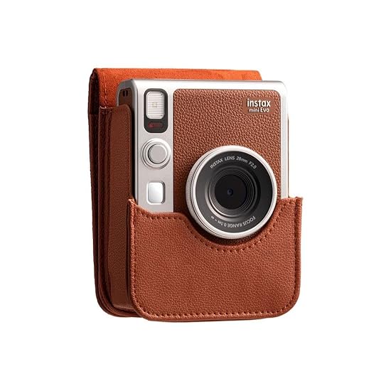 Чехол для моментальной камеры FUJIFILM для instax mini Evo, Коричневый, 520408