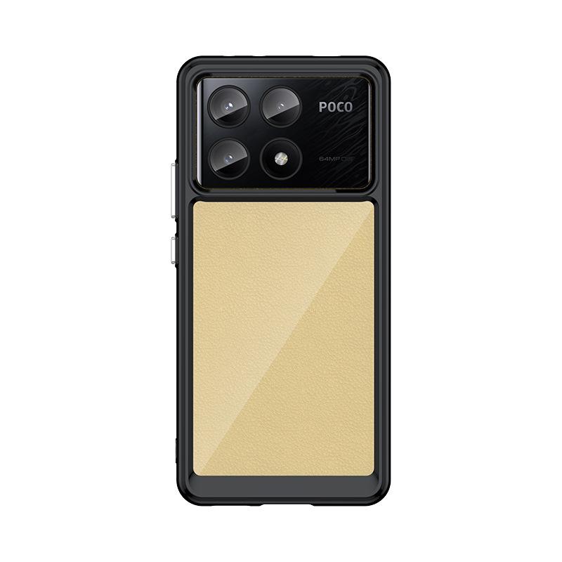 Применимо к чехлу для мобильного телефона Xiaomi PocoX1Pro яркий чехол для мобильного телефона K11E F1Pro всесторонний акрил + ТПУ однотонный