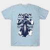 Мужская черная футболка с принтом Avon Tires Печать на трансферной бумаге без вырезки Хлопковая футболка