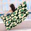 Полотенце для ванны Orla Kiely с рисунком Лист и Цветок, из микрофибры, мягкое, хорошо впитывающее, дышащее, для девочек и детей, декоративное, с мультяшным рисунком, пляжное полотенце