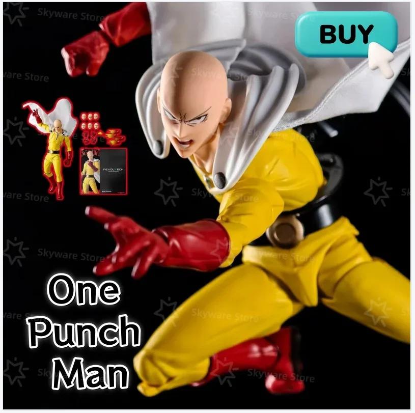 НОВИНКА В НАЛИЧИИ Kaiyodo Revoltech Amazing Yamaguchi One Punch Man Saitama Аниме Фигурки Действия Ko Модель Коллекция Игрушки Подарки для Детей