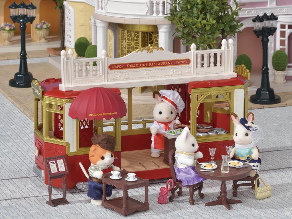 Городской трамвай Sylvanian Families в [Городке для вылазок] TV-01