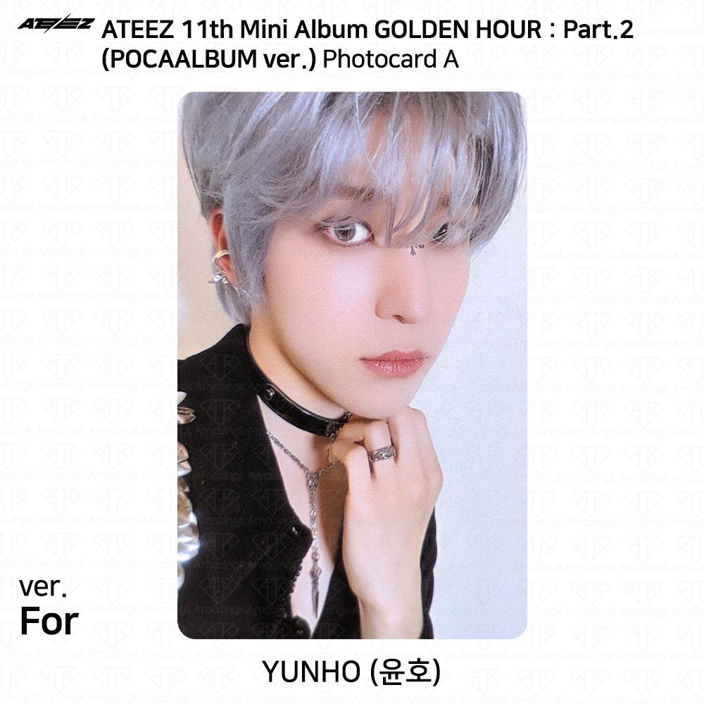 ATEEZ 11-й мини-альбом Golden Hour Часть 2 POCAALBUM Фотокарточка ДЛЯ VER