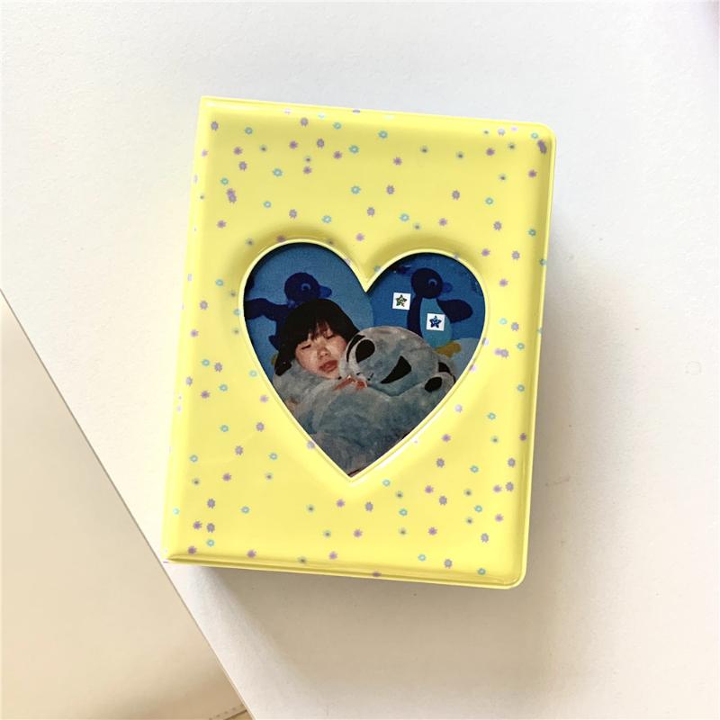Creative Design Rainbow Mini Photo Album with 20 Pages Storage Sweet 3 Inch Kpop Photocard Album for Couple Friends Gift 2025