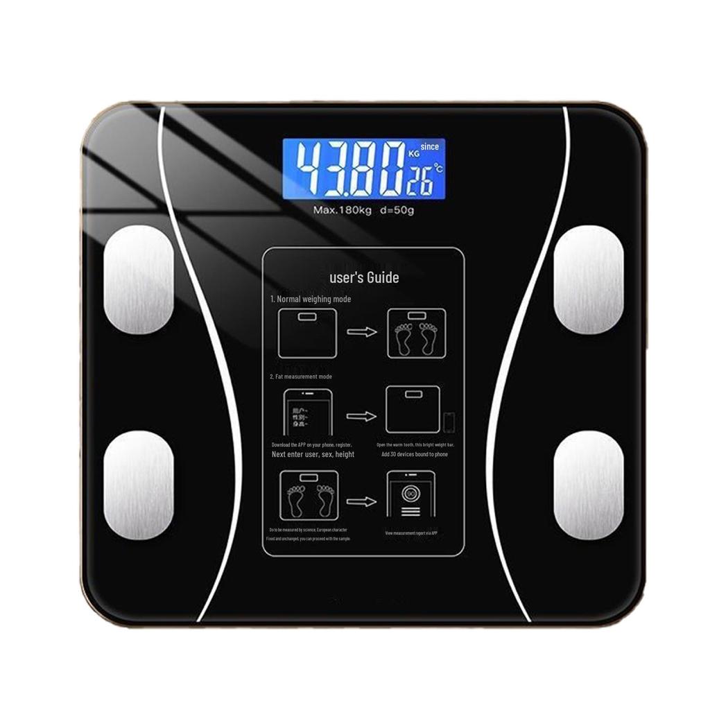 Smart Bluetooth Body Fat & Weight Scale for Health and Fitness